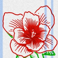 my attempt at a flower