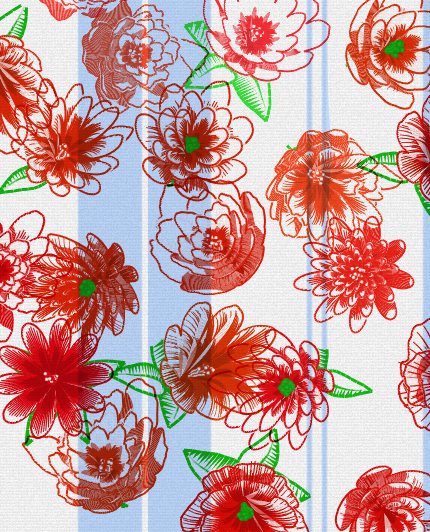 lots of varied flowers
