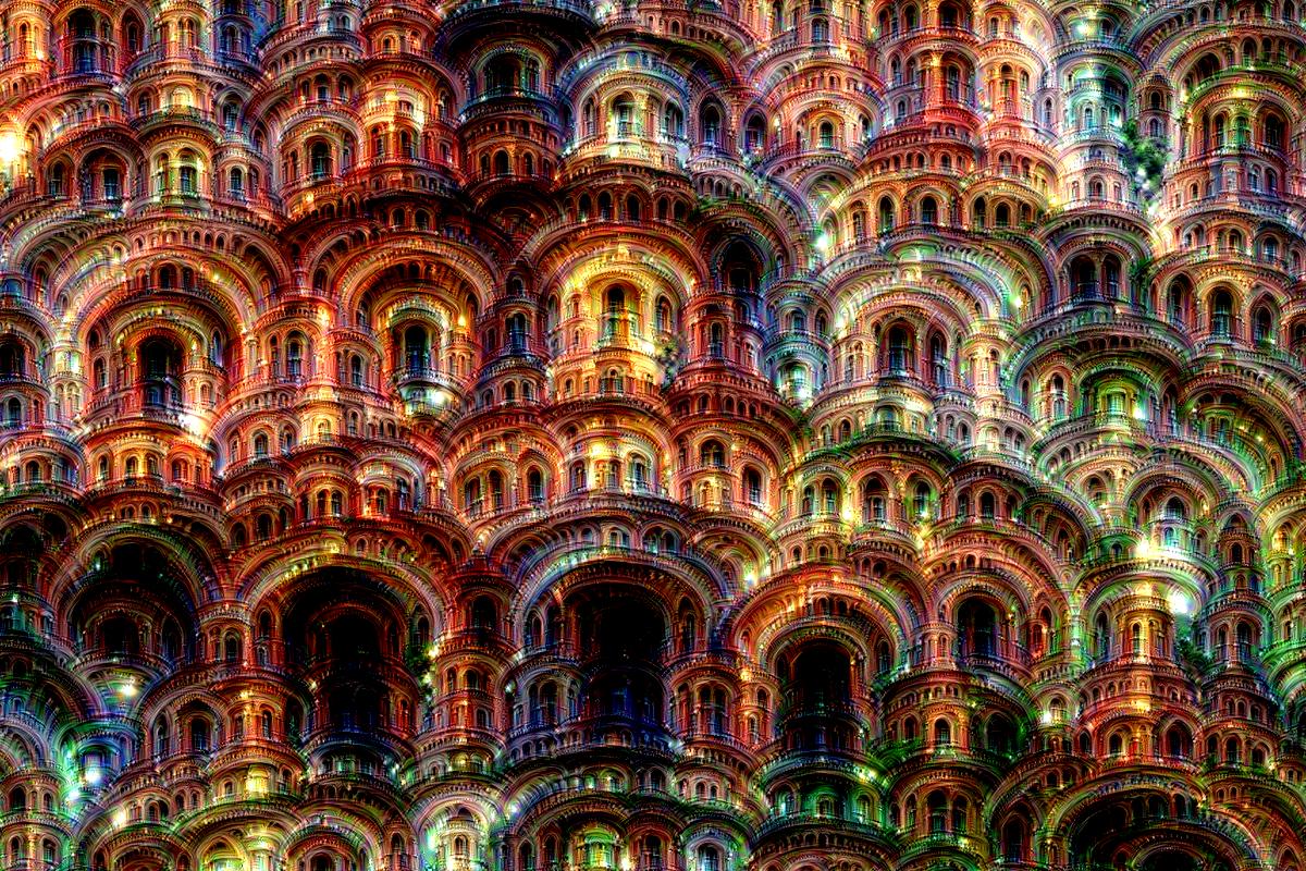 Picture of DeepDream output