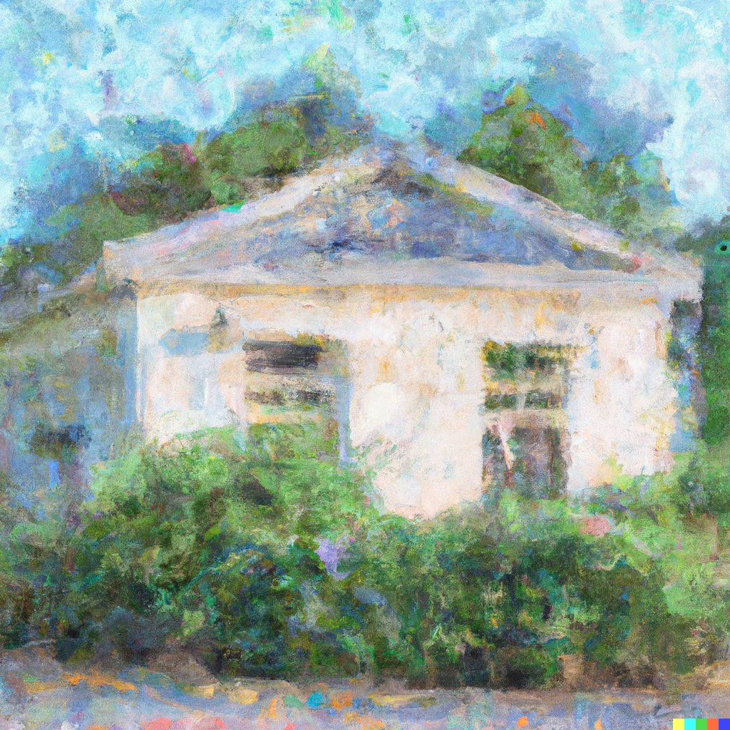 Image of a painting of a house