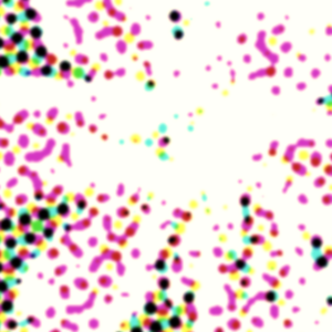 too many magenta dots (zoomed-in)